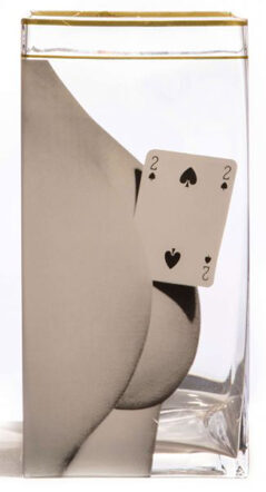 Design Vase Seletti X Toiletpaper „Big two of Spades“ 30 cm