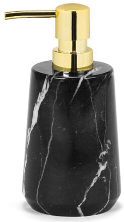 Seifenspender „Black Marble“ aus Marmor Ø 8.5/ H 10.5 cm