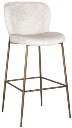Chaise de bar design "Darby" Cream Fusion, hauteur d'assise 76 cm