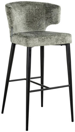 Chaise de bar design "Taylor" Thyme Fusion, hauteur d'assise 76 cm