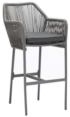High quality garden bar chair "Baleric" - Gray