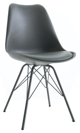 Design chair "Scandinavia" - Black/Grey
