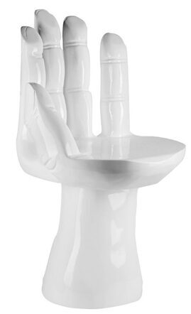 Design chair "Hand" White