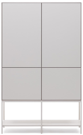 Design highboard "Valencia" 97.5 x 160 cm - White