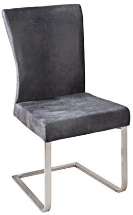 Freischwinger Stuhl „Samsun“ - Vintage Grau