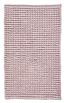 Handmade soft bath mat "Axel" Dusty Pink
