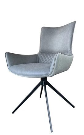Swivel design chair "Alpine" - gray / light gray
