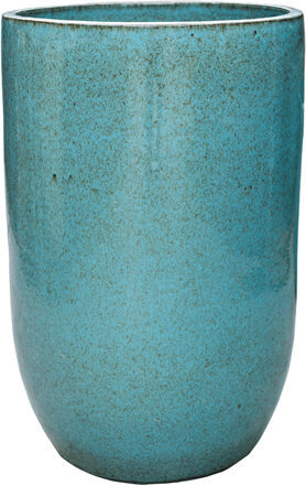 High-quality indoor/outdoor flower pot "Pure Partner" Ø 52 cm/height 79 cm, turquoise