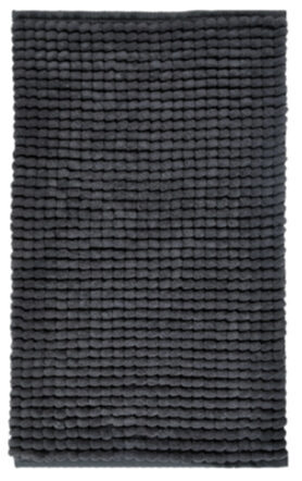 Handmade soft bath mat "Axel" anthracite