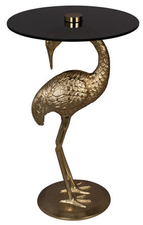 Table d'appoint Crane Gold 63 cm