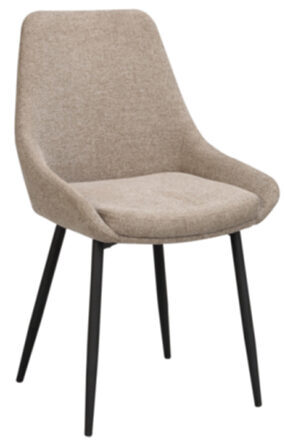 Design-Stuhl „Sina“ - Strukturstoff Beige