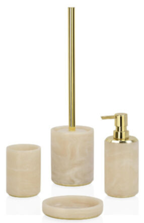 4-piece bathroom set "Luxxe" with marble look