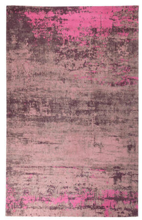 Design-Teppich aus Baumwolle „Modern Art“ 160 x 240 cm -Pink/Beige