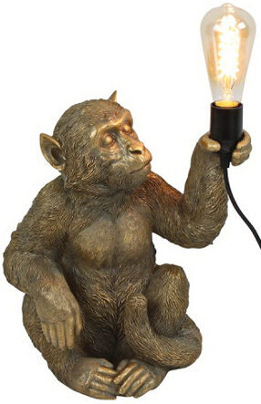 Design table lamp "Monkey Abu", gold