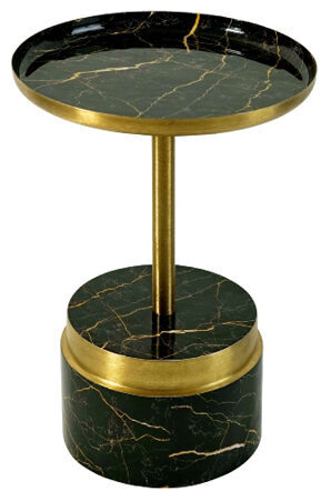 Table d'appoint design "Marble" Ø 39.5/ hauteur 57 cm