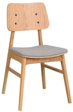Design chair "Nagano" solid oak wood - oak nature