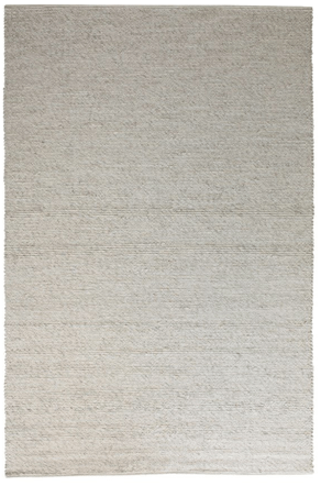 Hand knotted high quality wool carpet "Wooland" 200 x 290 cm - nature