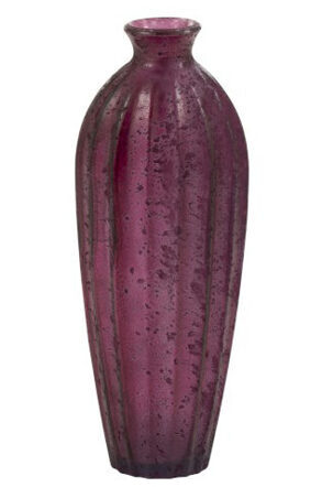 Vase "Violet Dream" in recycled glass 29 cm