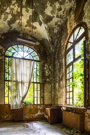 Acrylglasbild „verlassene Villa“ 120 x 80 cm