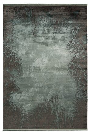 High-quality designer rug "Elysee 905", onyx green