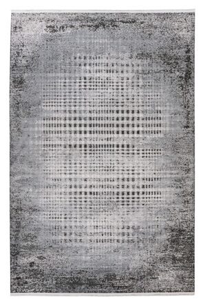 High-quality designer rug "Versailles 902", Silver