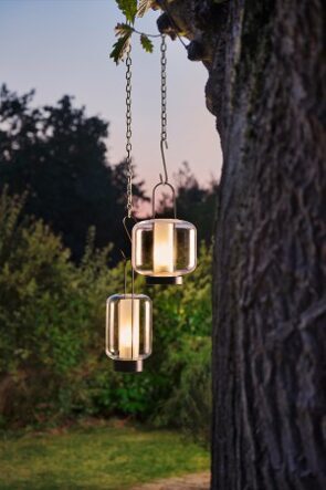 2-piece LED lantern set Lucia