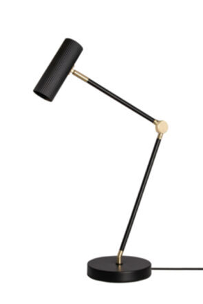 Flexible table and reading lamp "Hubble" 33 x 46 cm - Black