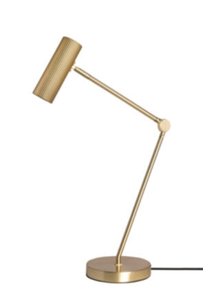 Flexible table and reading lamp "Hubble" 33 x 46 cm - brass