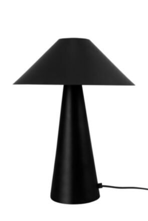Tischlampe Cannes Ø 30/ H 40 cm - Schwarz