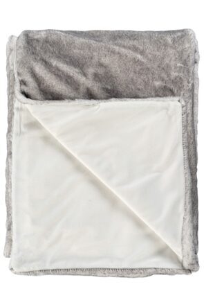 High-quality cuddly blanket "Artic" 150 x 200 cm, Silver