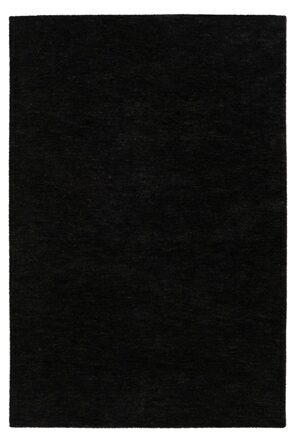 High-quality, hand-tufted "Comfy" rug, black