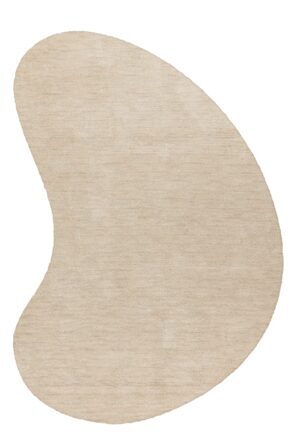 Asymmetric carpet " Comfy 700" hand tufted 160 x 230 cm - Beige