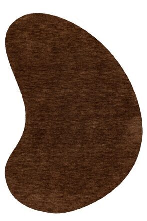 Asymmetric carpet " Comfy 700" hand tufted 160 x 230 cm - Brown