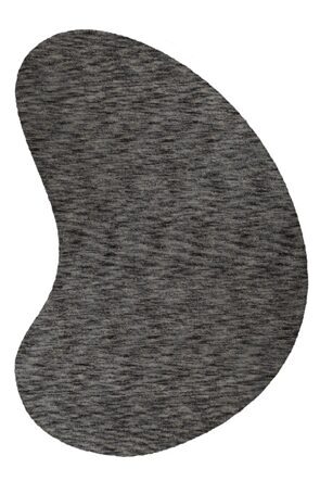 Asymmetrical carpet " Comfy 700" hand tufted 160 x 230 cm - Silver