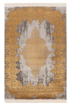 High-quality designer carpet "Elegance Gold" with a slight glossy effect