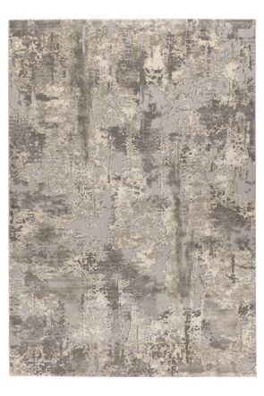 High-quality designer carpet "Monet 501" Silver, with 3D effect