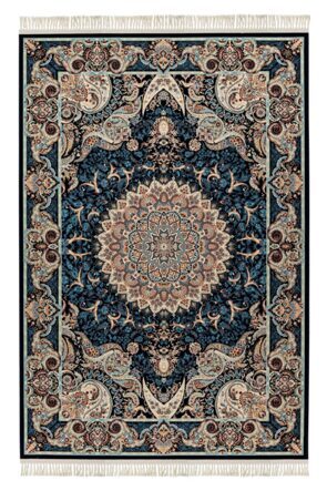 High-quality "Oriental" rug, navy