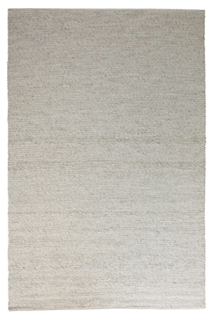 Hand knotted high quality wool carpet "Wooland" 300 x 400 cm - nature