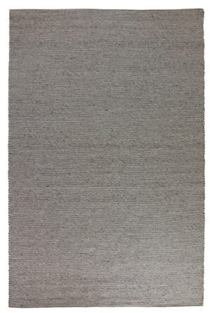 Hand knotted high quality wool carpet "Wooland" 240 x 340 cm - Grey
