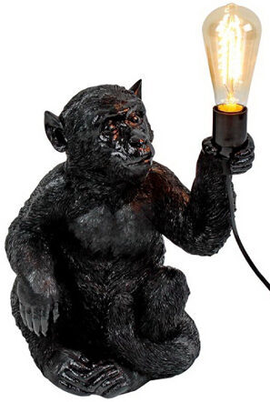 Design table lamp "Monkey Abu", black