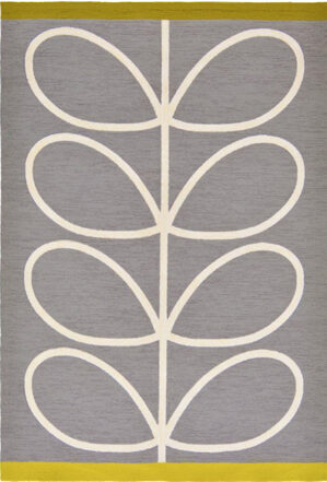 Indoor/outdoor designer rug "Giant Linear" Stem Slate