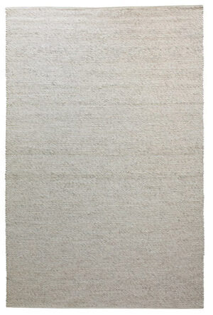 Hand knotted high quality wool carpet "Wooland" 240 x 340 cm - nature