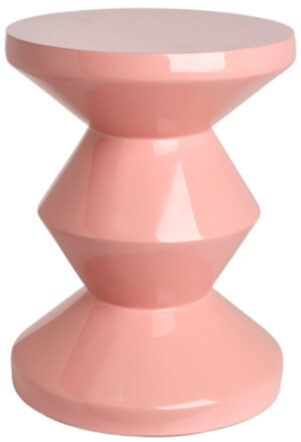 Side Table & Stool Zig Zag 46 cm - Pink