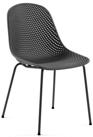 In- / Outdoor Design-Stuhl Quino - Schwarz
