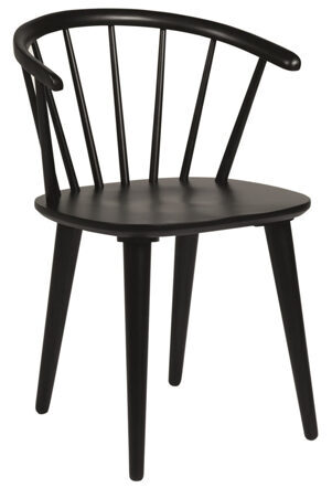 Solid wood transom chair "Carmen" Black