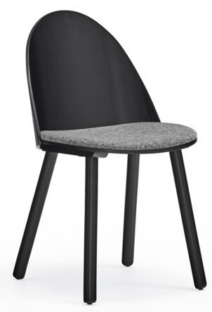 High-quality design chair "Uma" Black