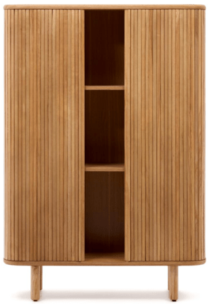 Design Highboard „Sienna“ 110 x 140 cm - Eiche