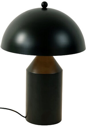 Grosse Design Tischlampe „Bobby“ Ø 35/ Höhe 52 cm, Schwarz