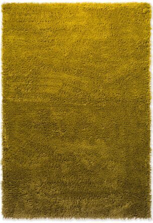 Hochflor Designer Teppich „Shade High“ Lemon/Gold - aus 100% reiner Schurwolle