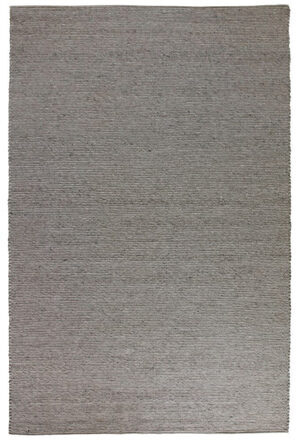 Hand knotted high quality wool carpet "Wooland" 200 x 290 cm - Grey